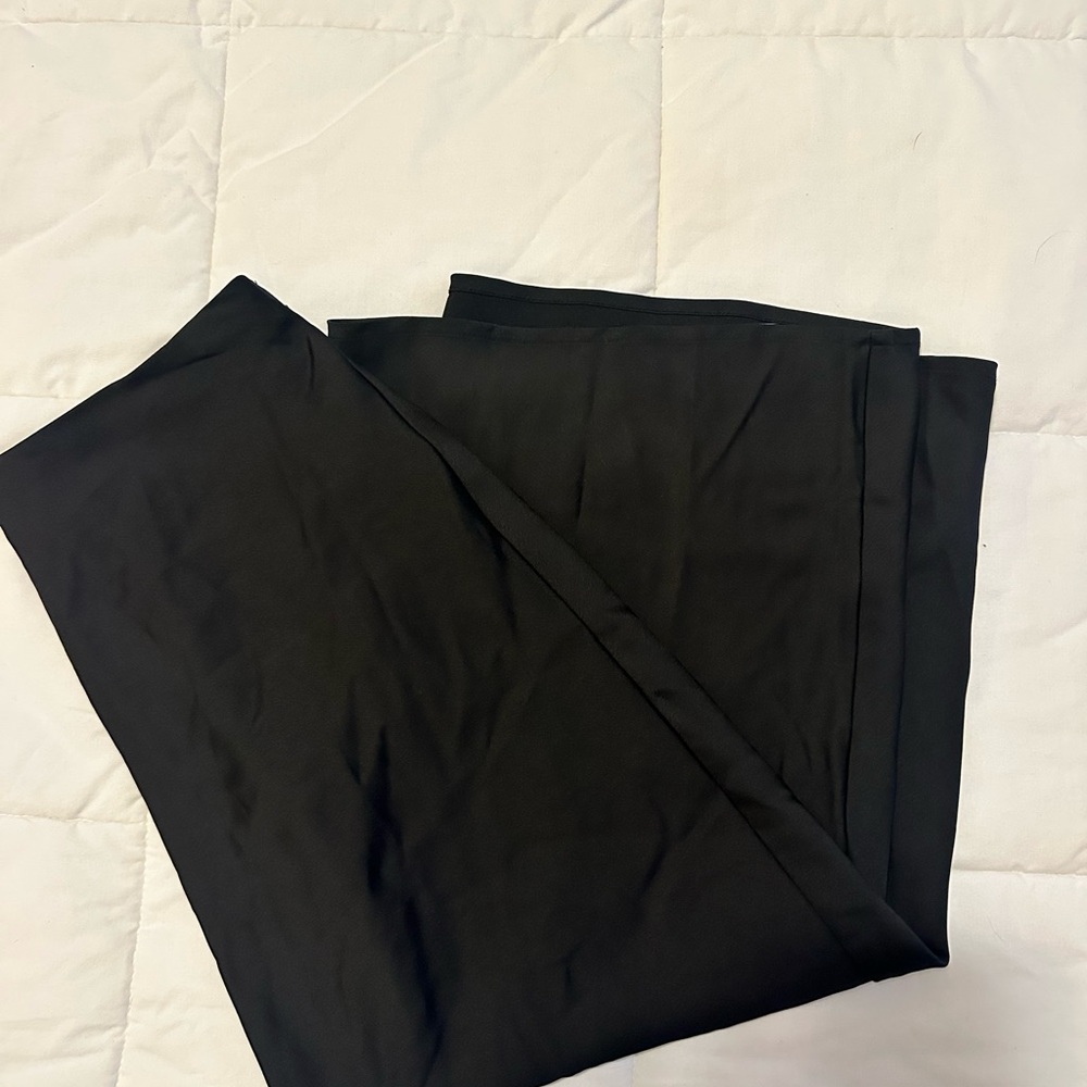 J. Crew Classic Black Midi Skirt